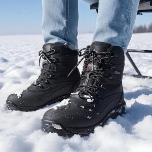 Men's Black Snow Boots